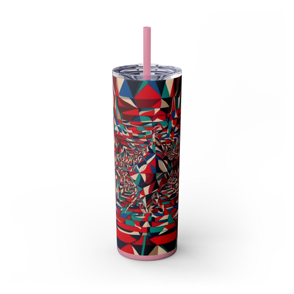 Skinny Tumbler with Straw – 20 oz Stainless Steel Cup