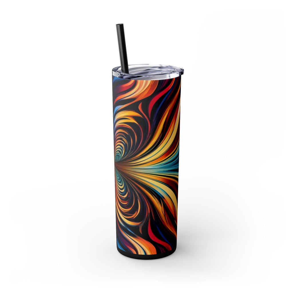 Skinny Tumbler with Straw – 20 oz Stainless Steel Cup