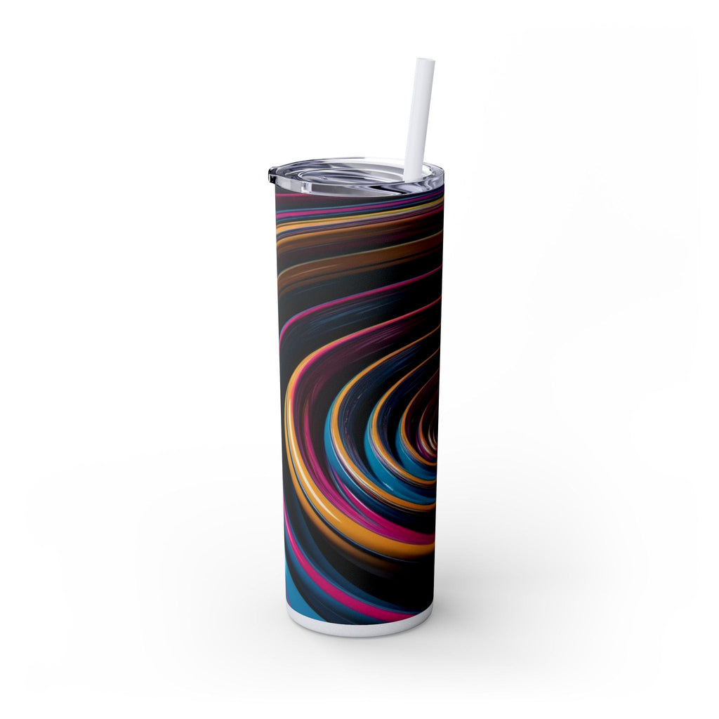 Skinny Tumbler with Straw – 20 oz Stainless Steel Cup