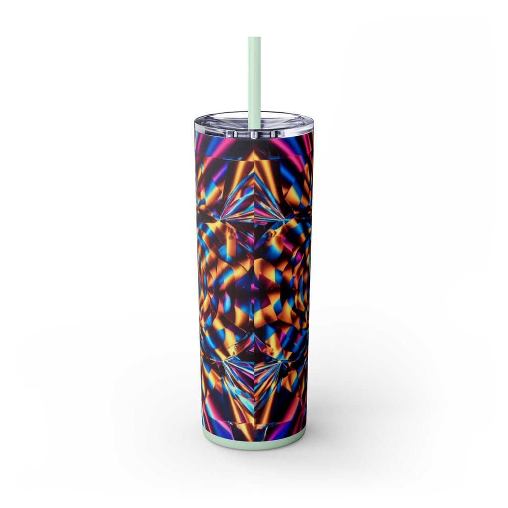 Skinny Tumbler with Straw – 20 oz Stainless Steel Cup
