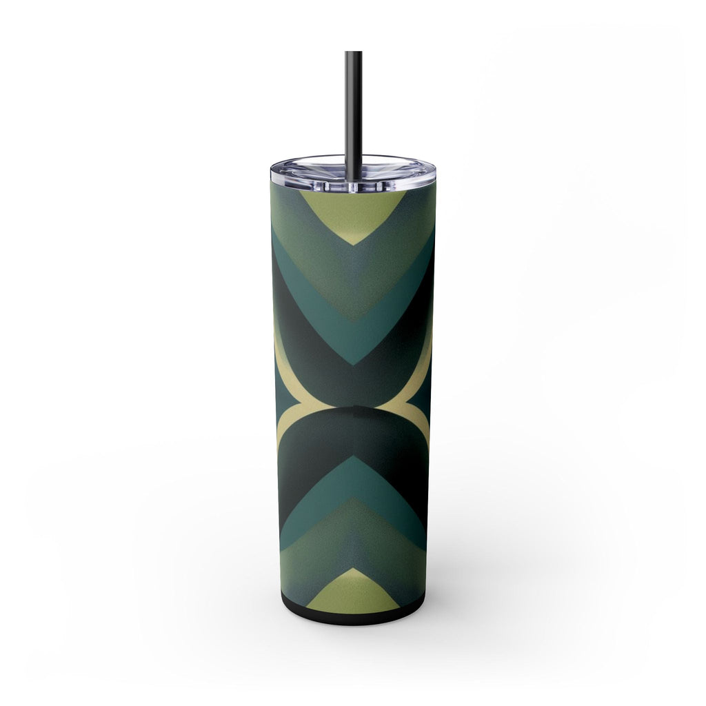 Skinny Tumbler with Straw – 20 oz Stainless Steel Cup