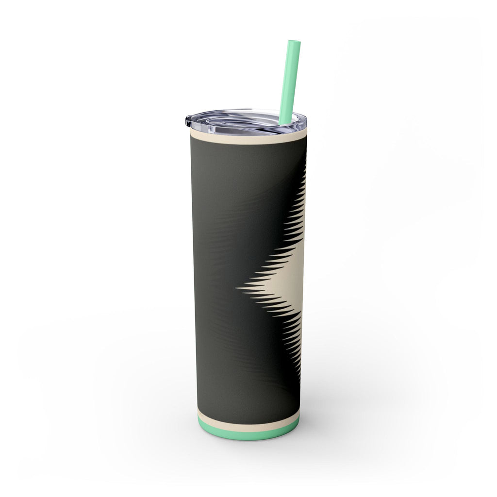 Skinny Tumbler with Straw – 20 oz Stainless Steel Cup