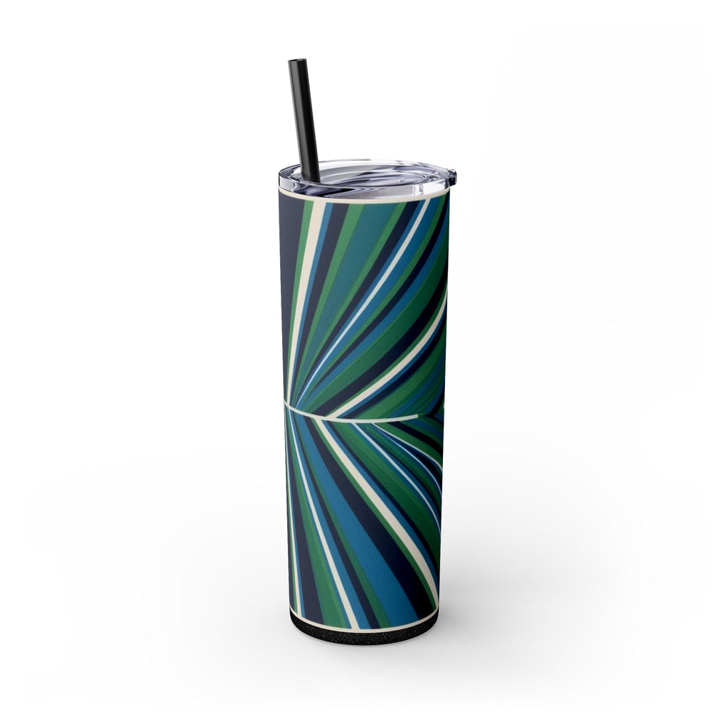 Skinny Tumbler with Straw – 20 oz Stainless Steel Cup