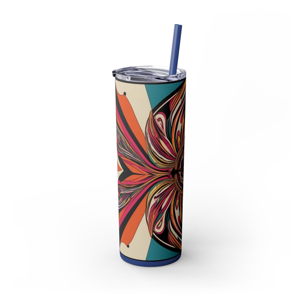 Skinny Tumbler with Straw – 20 oz Stainless Steel Cup