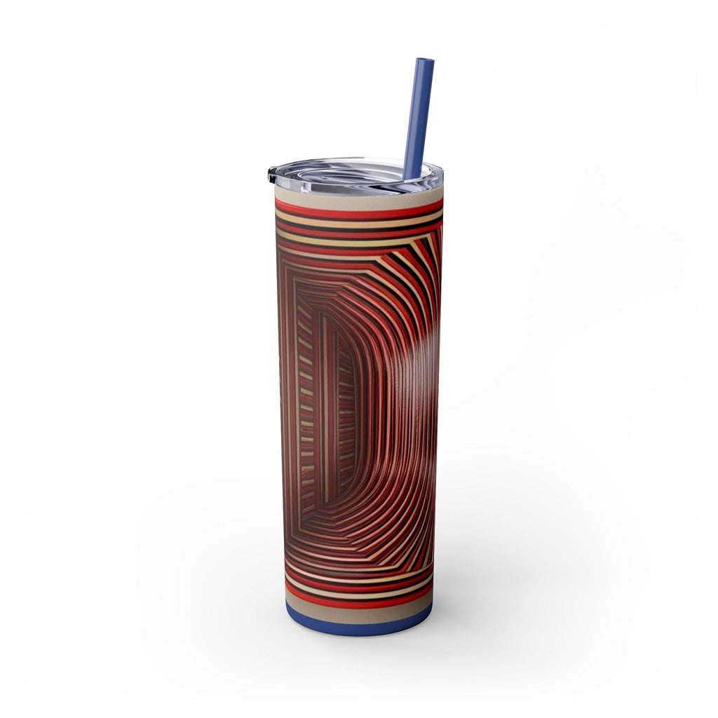 Skinny Tumbler with Straw – 20 oz Stainless Steel Cup