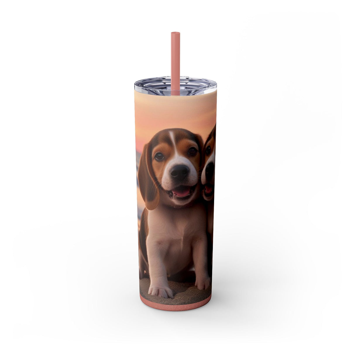 Skinny Tumbler with Straw – 20 oz Stainless Steel Cup