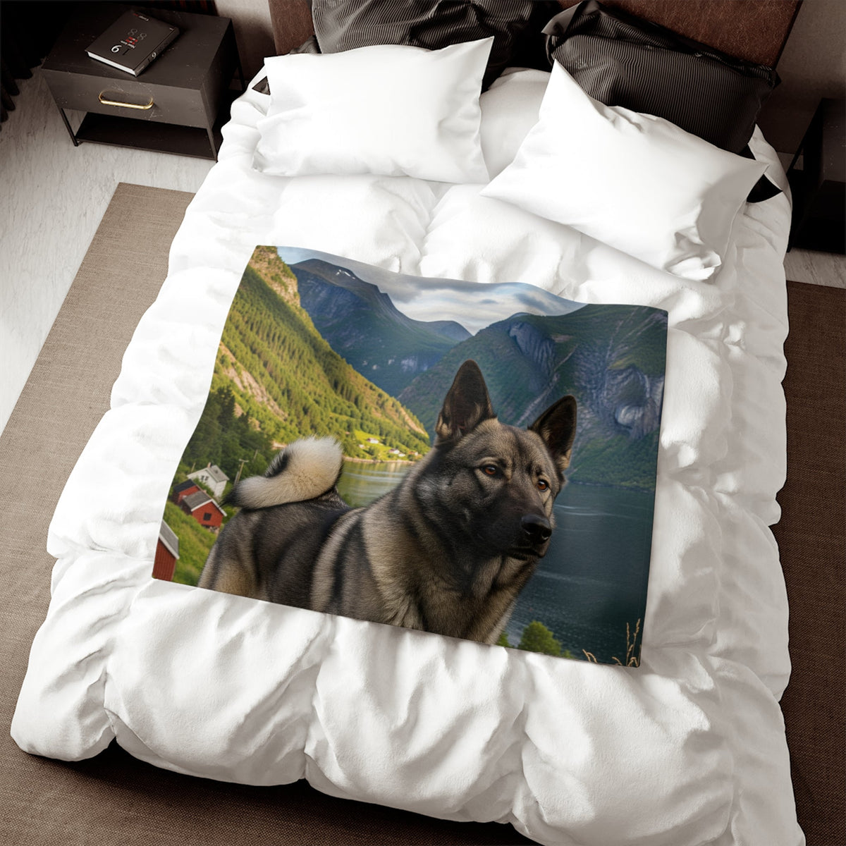 Norwegian Elkhound Blanket