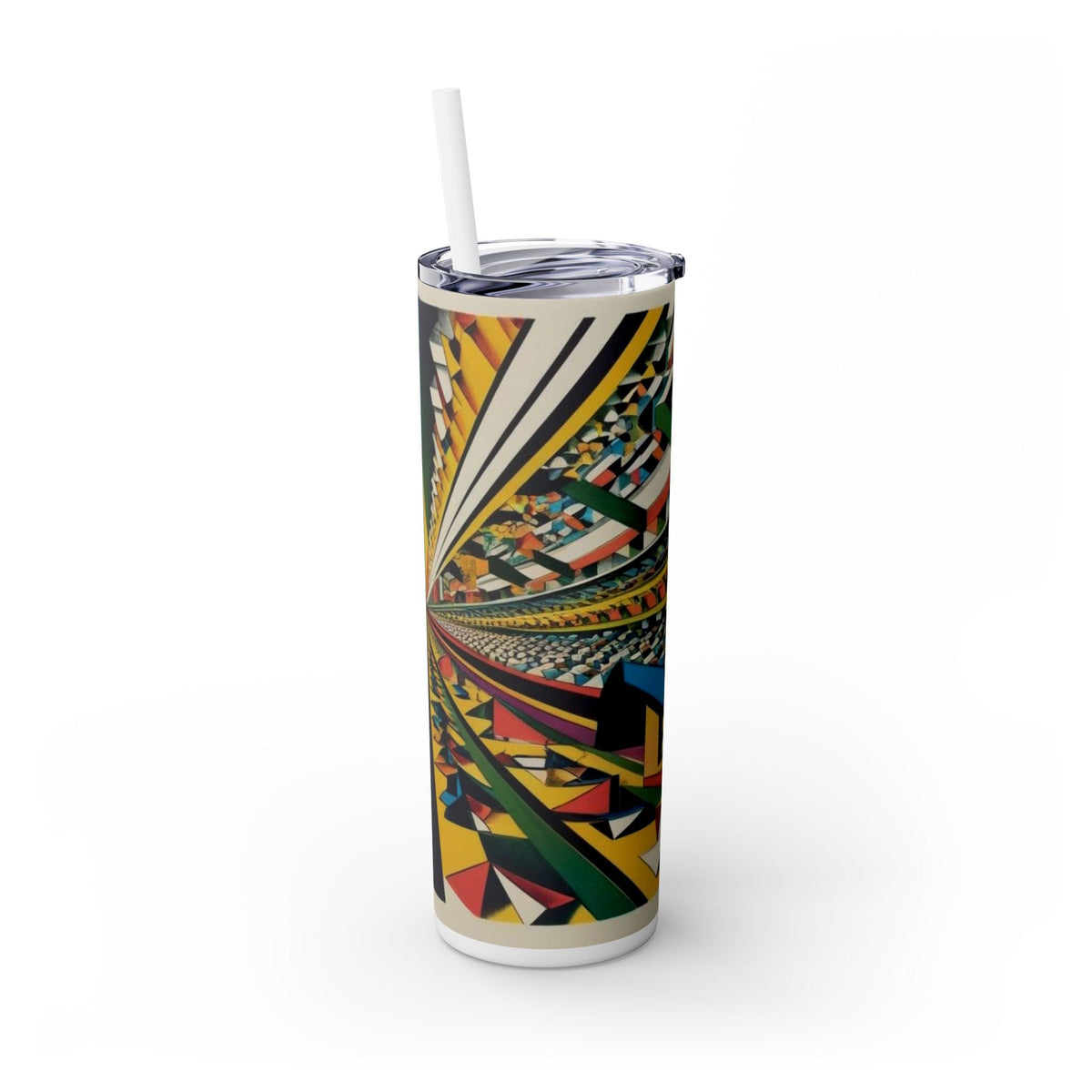 Skinny Tumbler with Straw – 20 oz Stainless Steel Cup