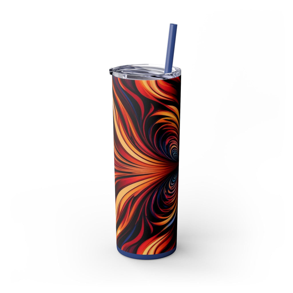 Skinny Tumbler with Straw – 20 oz Stainless Steel Cup