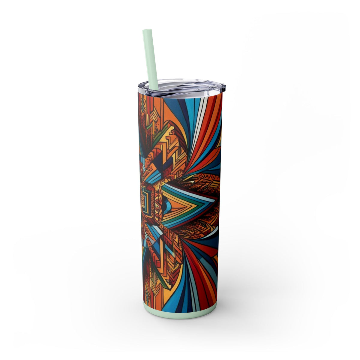 Skinny Tumbler with Straw – 20 oz Stainless Steel Cup