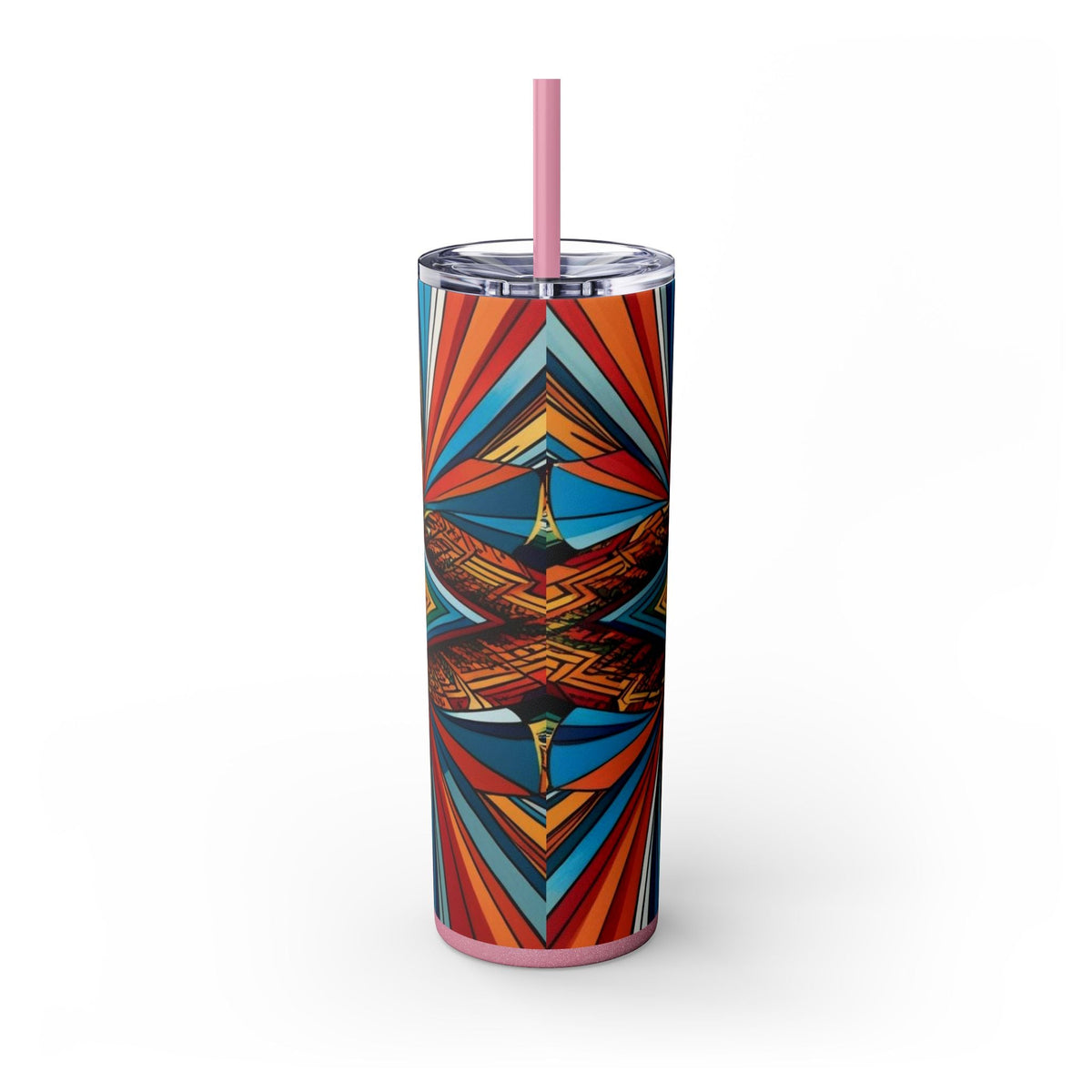 Skinny Tumbler with Straw – 20 oz Stainless Steel Cup
