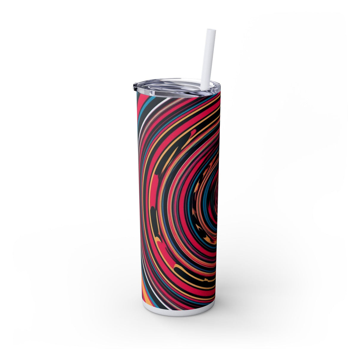 Skinny Tumbler with Straw – 20 oz Stainless Steel Cup