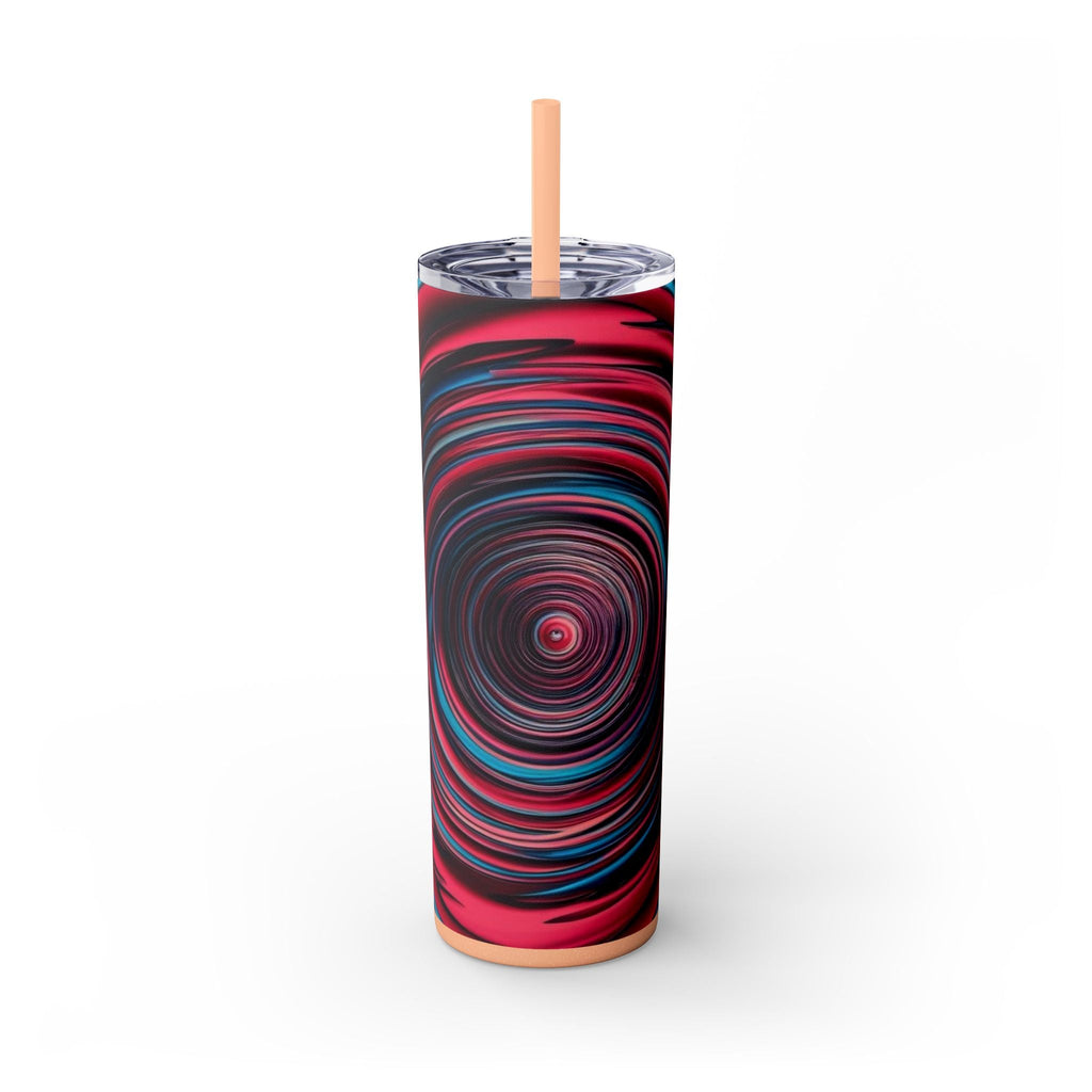Skinny Tumbler with Straw – 20 oz Stainless Steel Cup