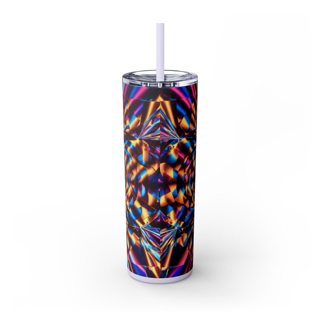 Skinny Tumbler with Straw – 20 oz Stainless Steel Cup