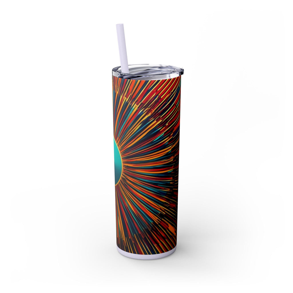Skinny Tumbler with Straw – 20 oz Stainless Steel Cup