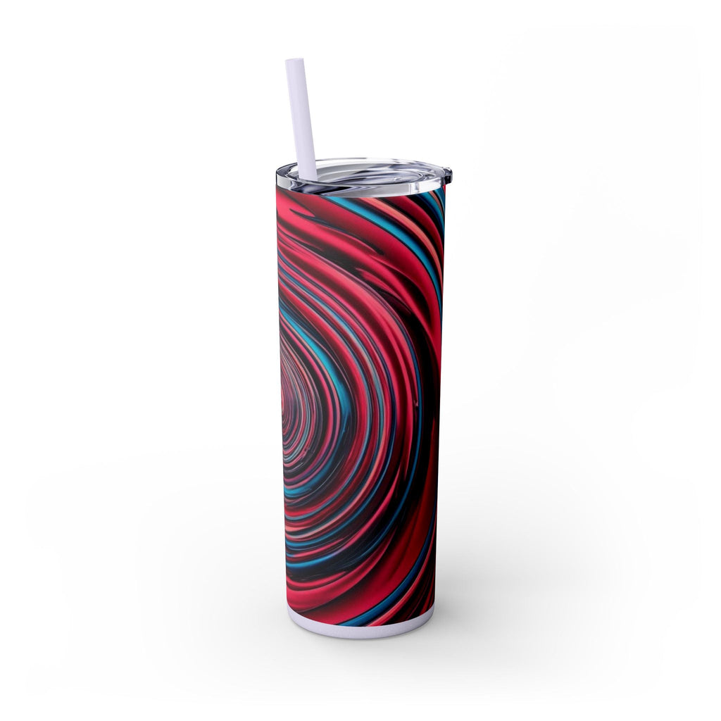 Skinny Tumbler with Straw – 20 oz Stainless Steel Cup