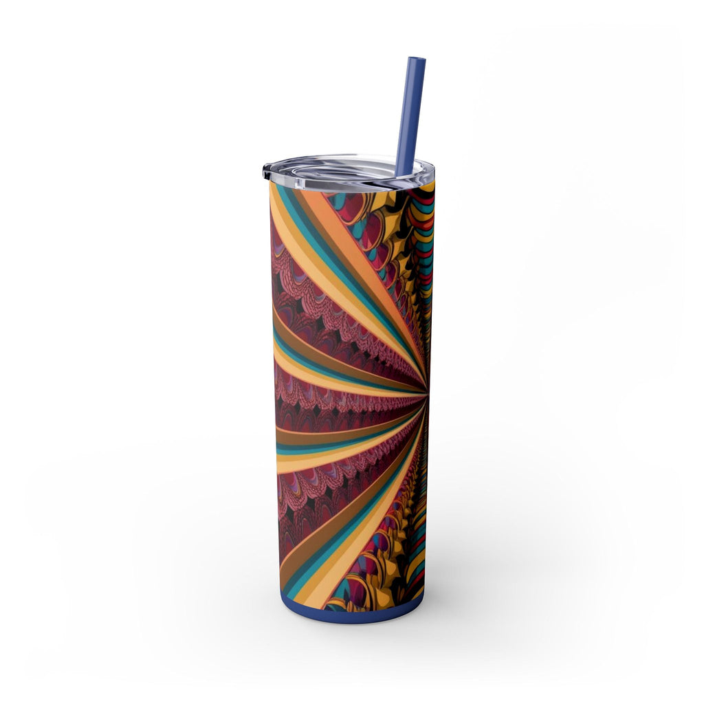 Skinny Tumbler with Straw – 20 oz Stainless Steel Cup