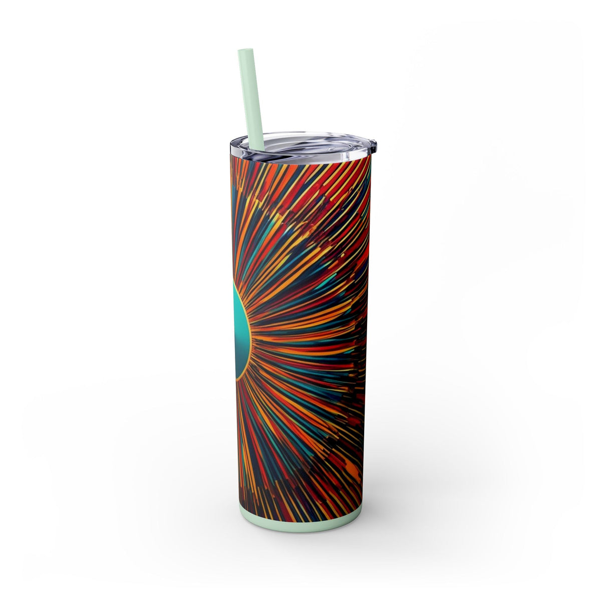 Skinny Tumbler with Straw – 20 oz Stainless Steel Cup