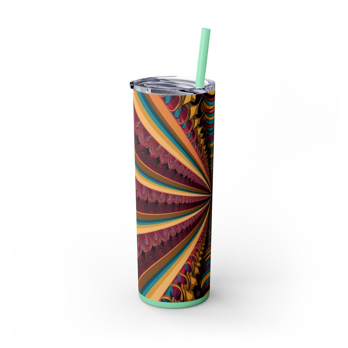 Skinny Tumbler with Straw – 20 oz Stainless Steel Cup