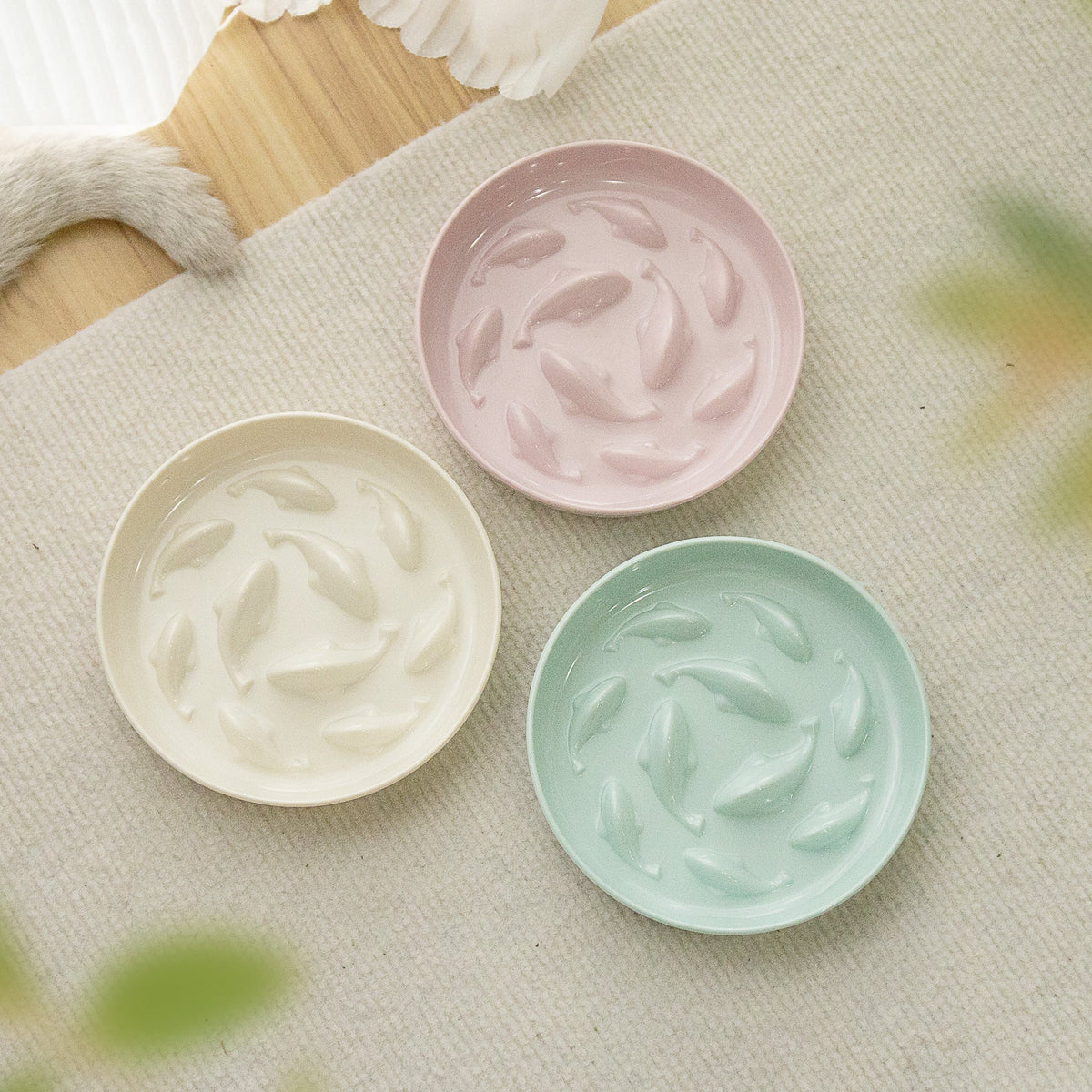 Dogs And Cats Slow Feeding Bowl Pet Bowl Cat Slow Tableware Feeder
