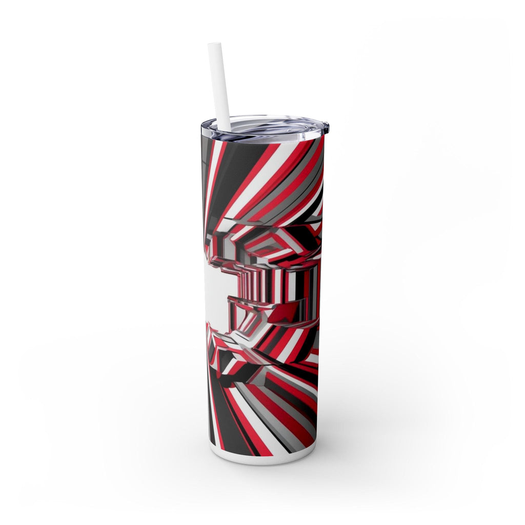 Skinny Tumbler with Straw – 20 oz Stainless Steel Cup