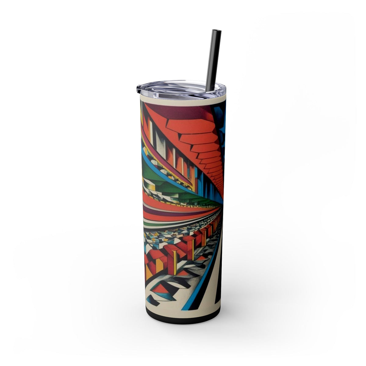 Skinny Tumbler with Straw – 20 oz Stainless Steel Cup
