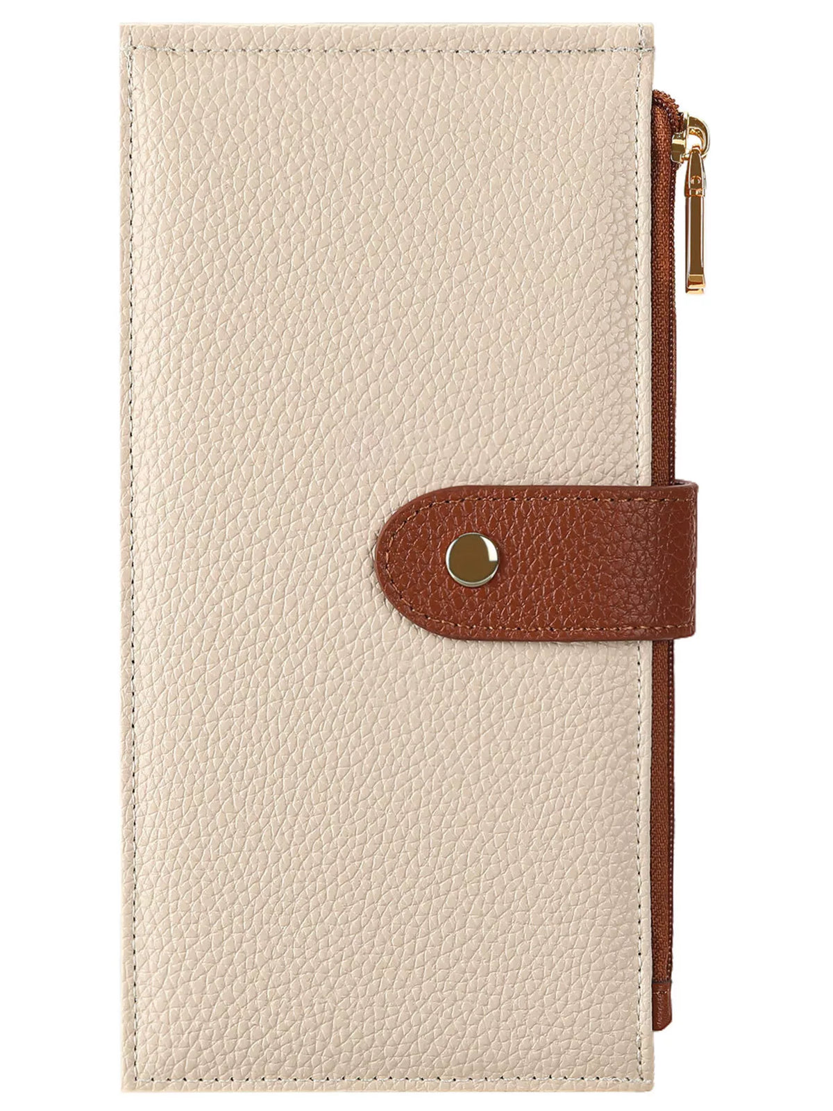 Dual Zipper Long Wallet