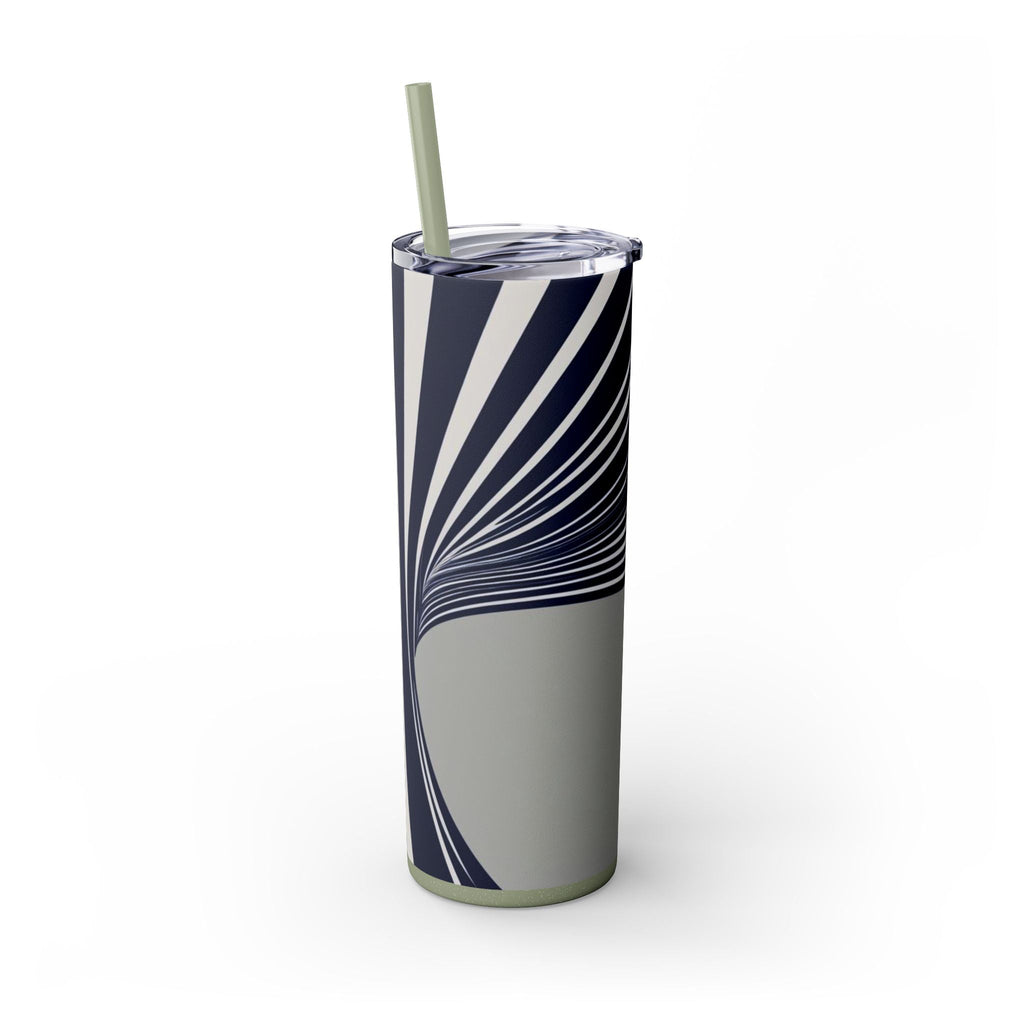Skinny Tumbler with Straw – 20 oz Stainless Steel Cup