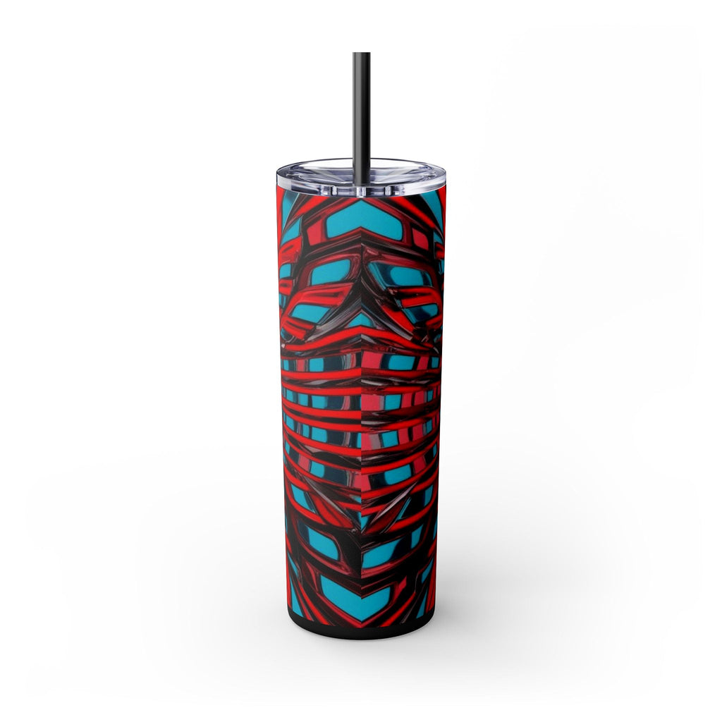 Skinny Tumbler with Straw – 20 oz Stainless Steel Cup