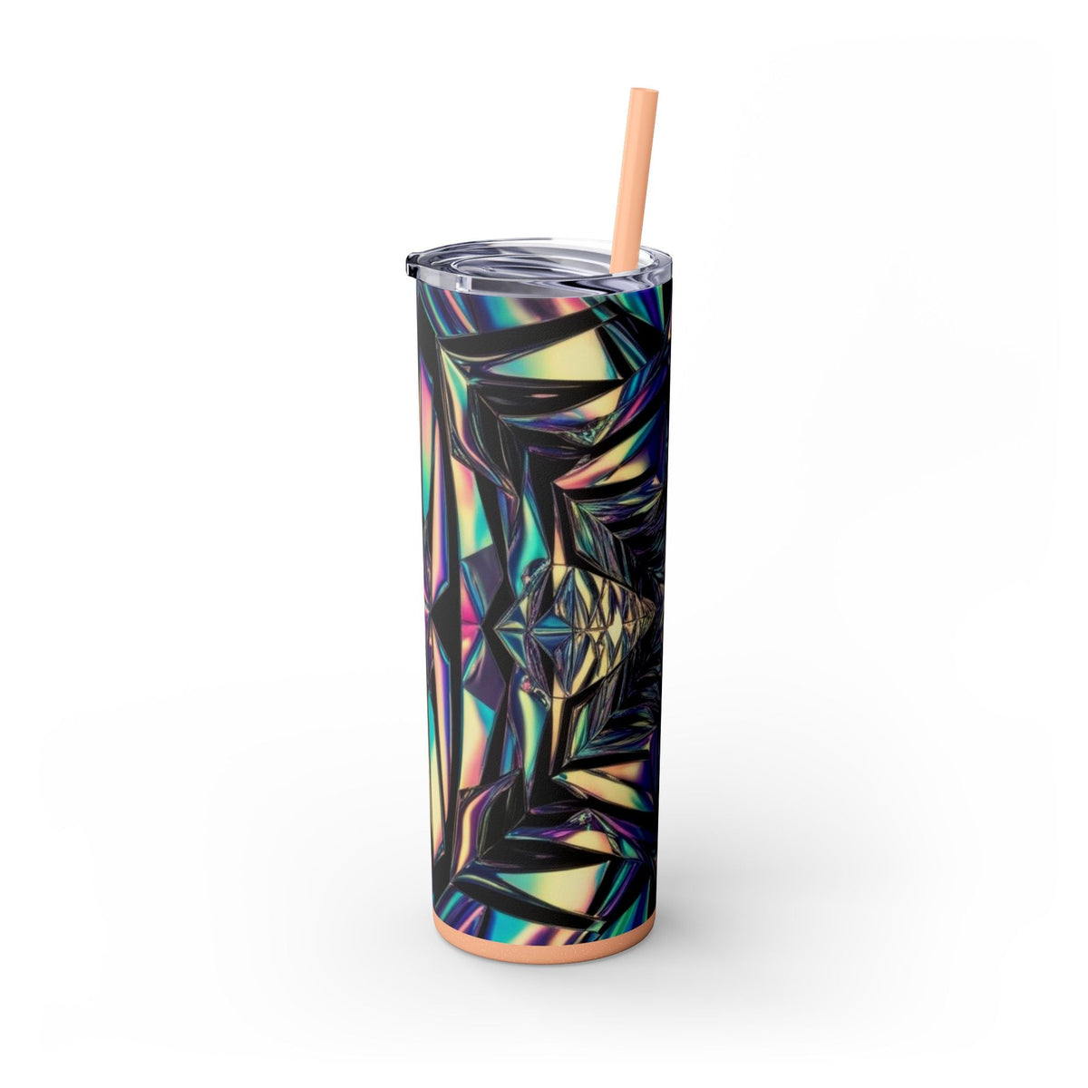 Skinny Tumbler with Straw – 20 oz Stainless Steel Cup
