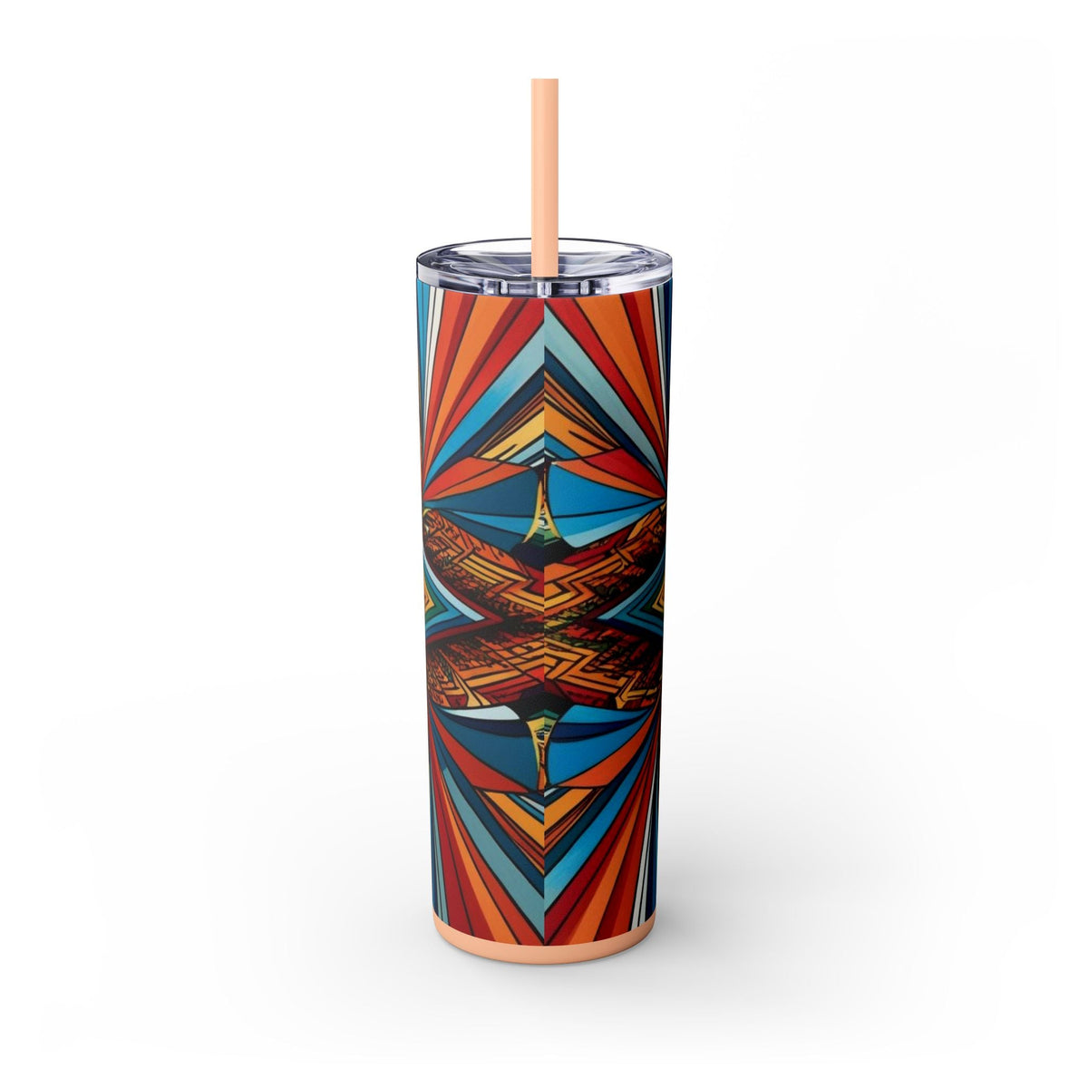 Skinny Tumbler with Straw – 20 oz Stainless Steel Cup