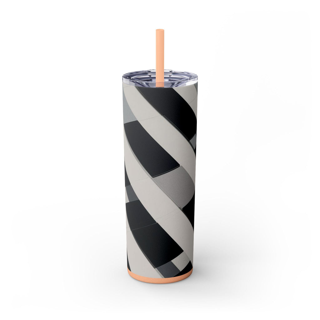 Skinny Tumbler with Straw – 20 oz Stainless Steel Cup