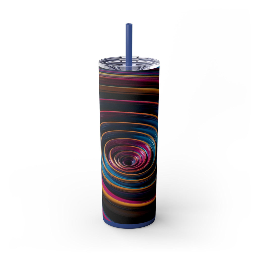 Skinny Tumbler with Straw – 20 oz Stainless Steel Cup