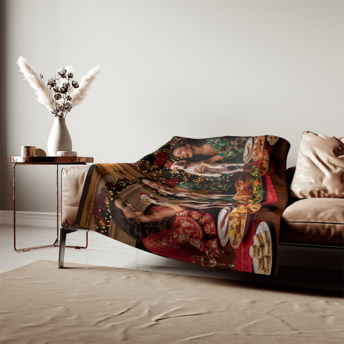 Spanish Holiday Feast Blanket