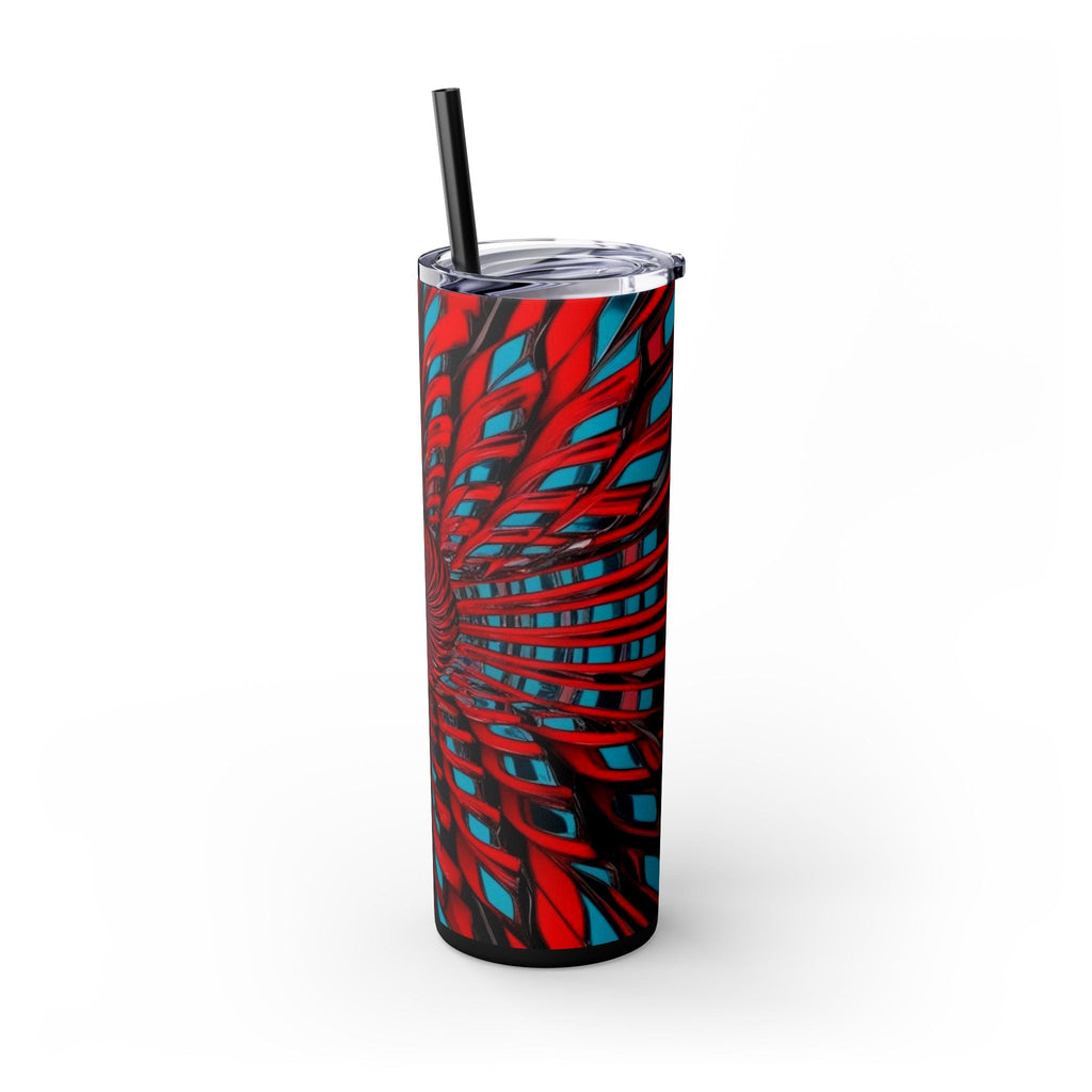 Skinny Tumbler with Straw – 20 oz Stainless Steel Cup