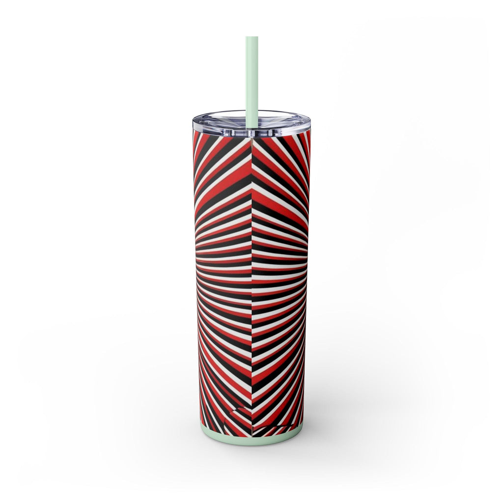 Skinny Tumbler with Straw – 20 oz Stainless Steel Cup