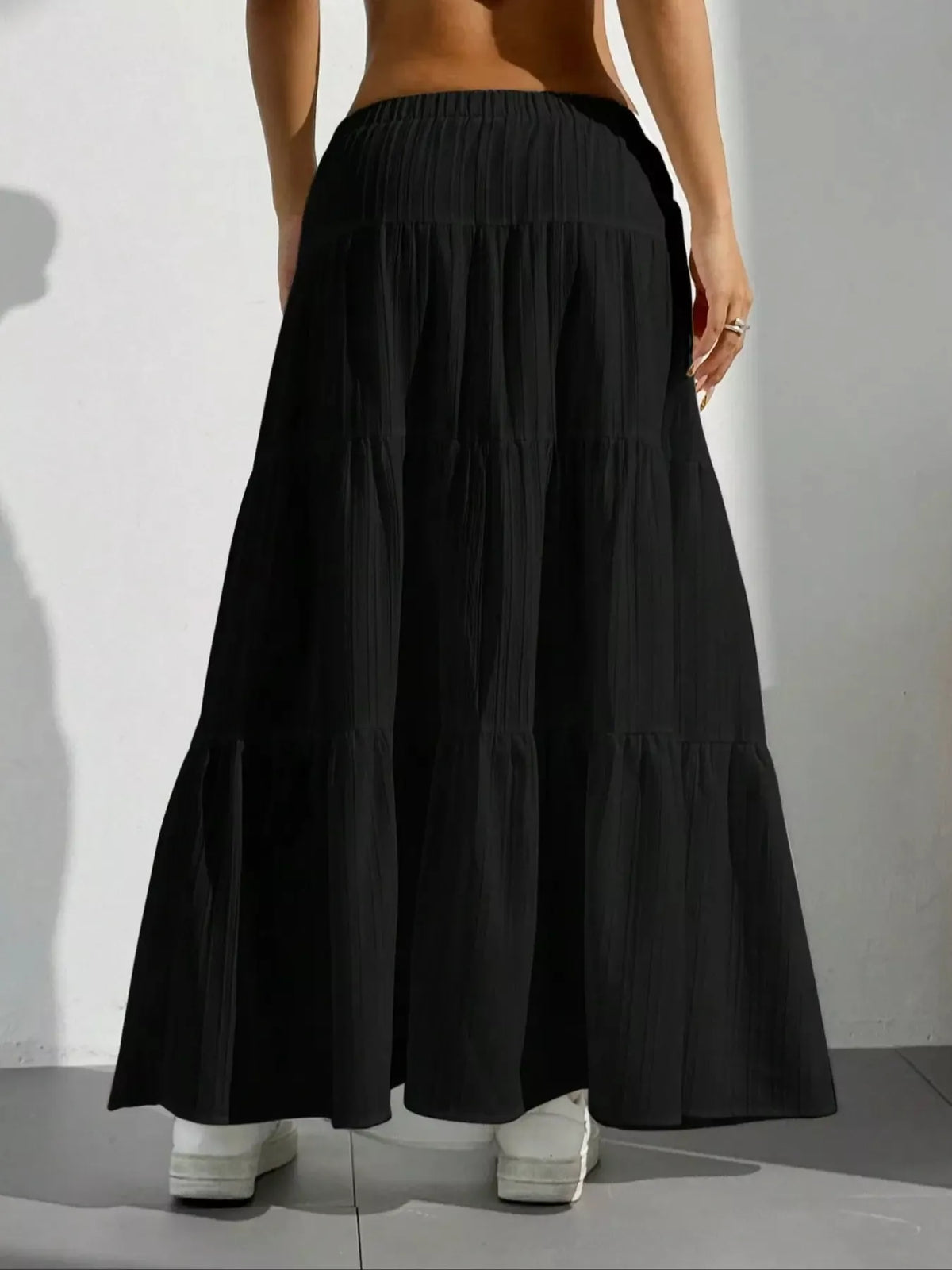 Flowy Tiered Maxi Skirt