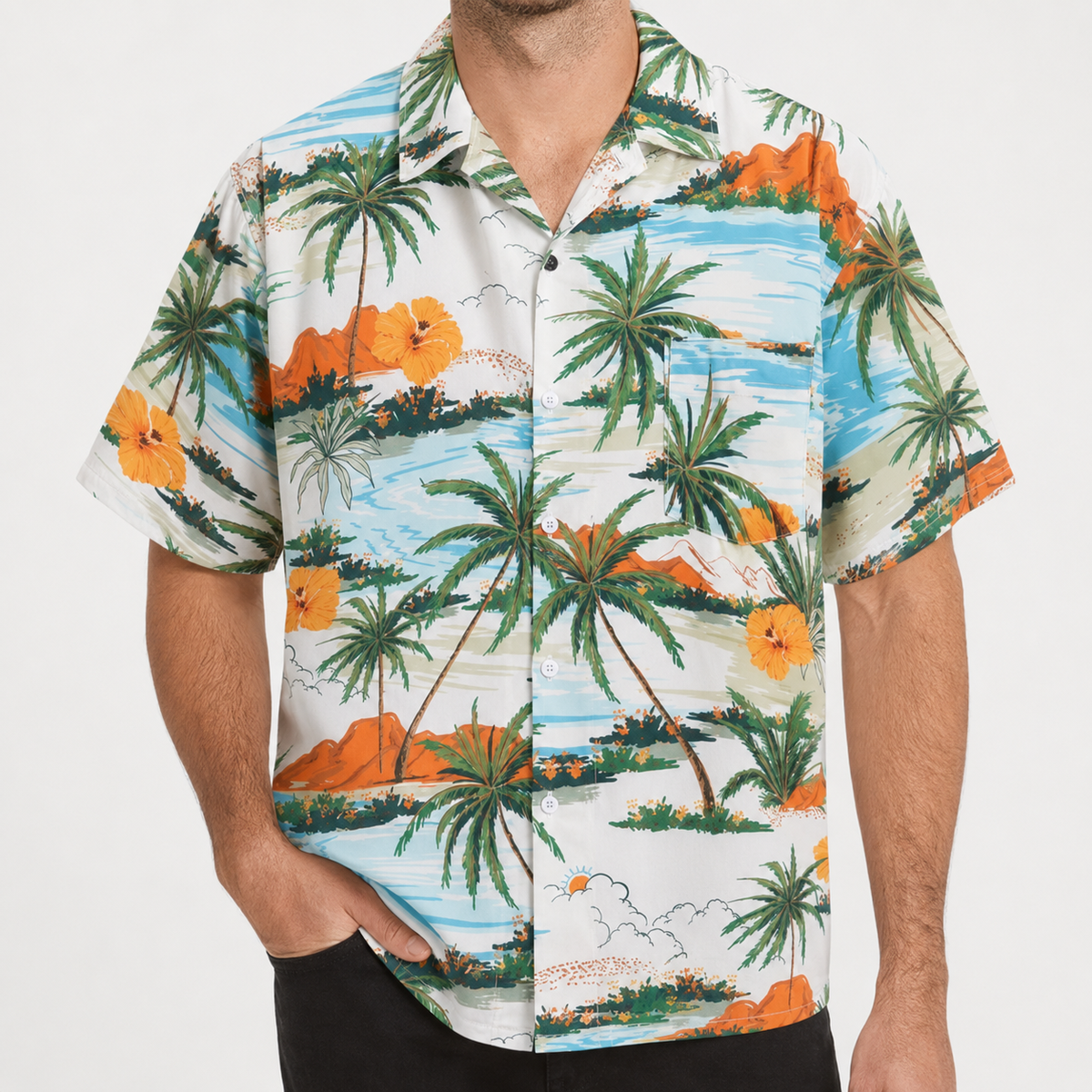 Matching Tropical Dog and Family Shirt