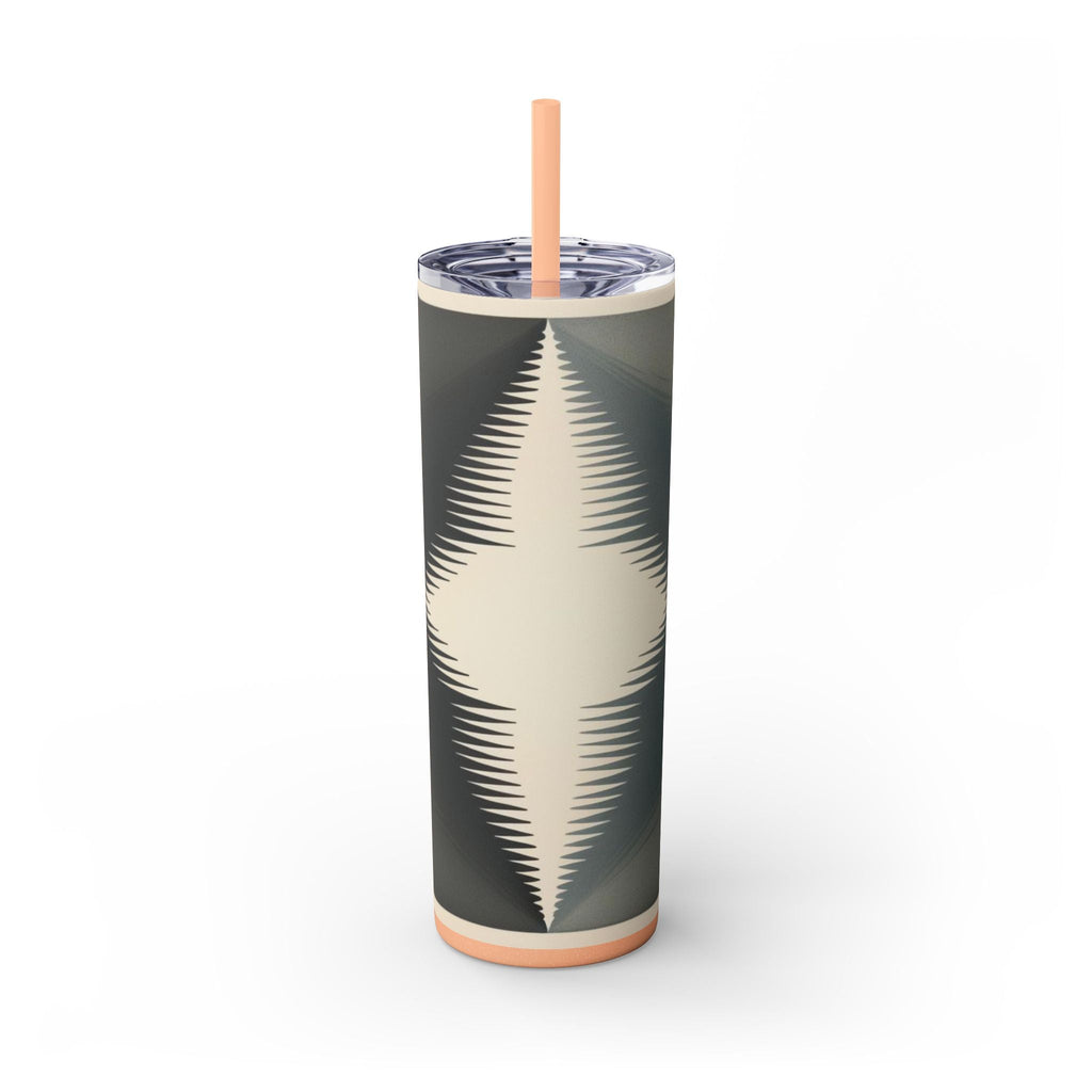 Skinny Tumbler with Straw – 20 oz Stainless Steel Cup