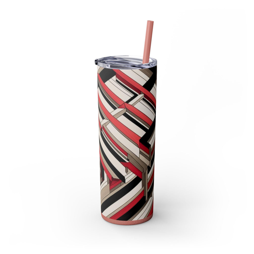 Skinny Tumbler with Straw – 20 oz Stainless Steel Cup