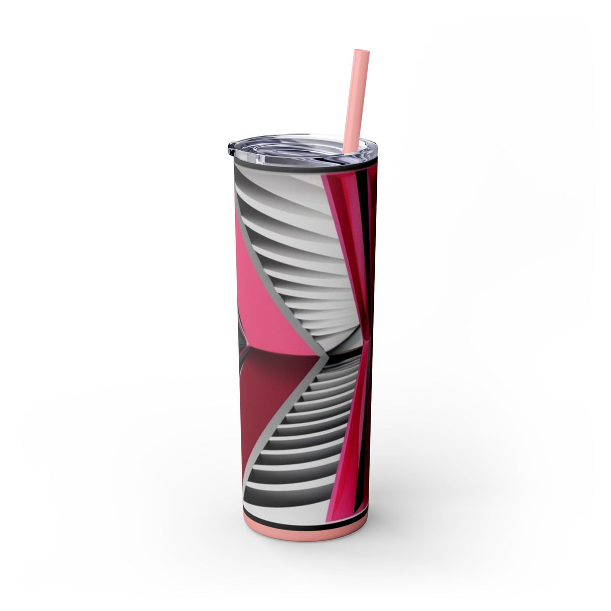 Skinny Tumbler with Straw – 20 oz Stainless Steel Cup