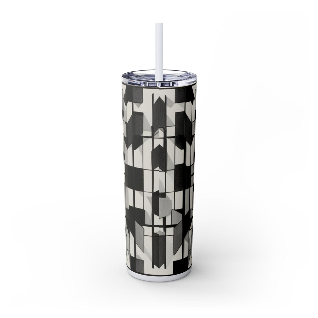 Skinny Tumbler with Straw – 20 oz Stainless Steel Cup