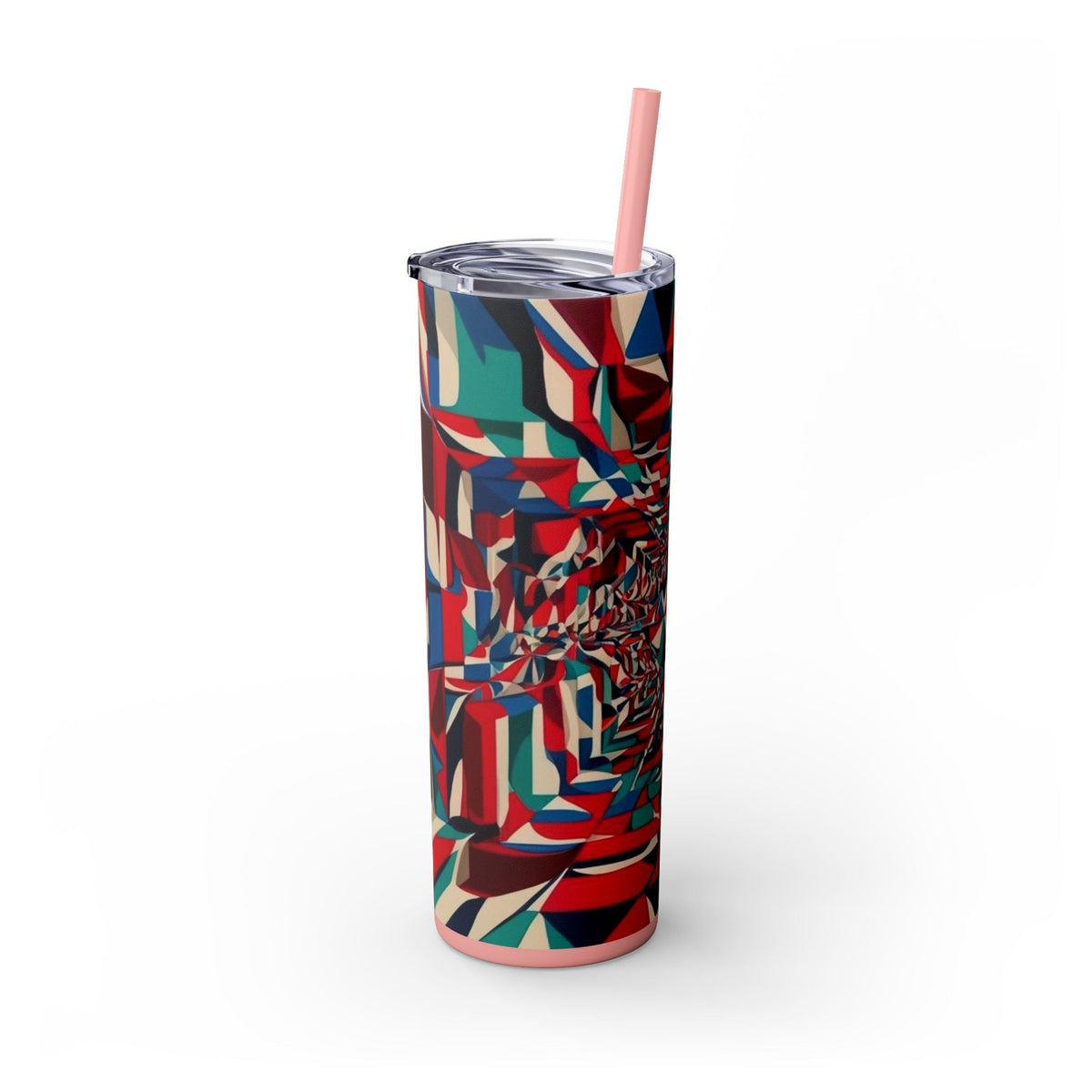 Skinny Tumbler with Straw – 20 oz Stainless Steel Cup