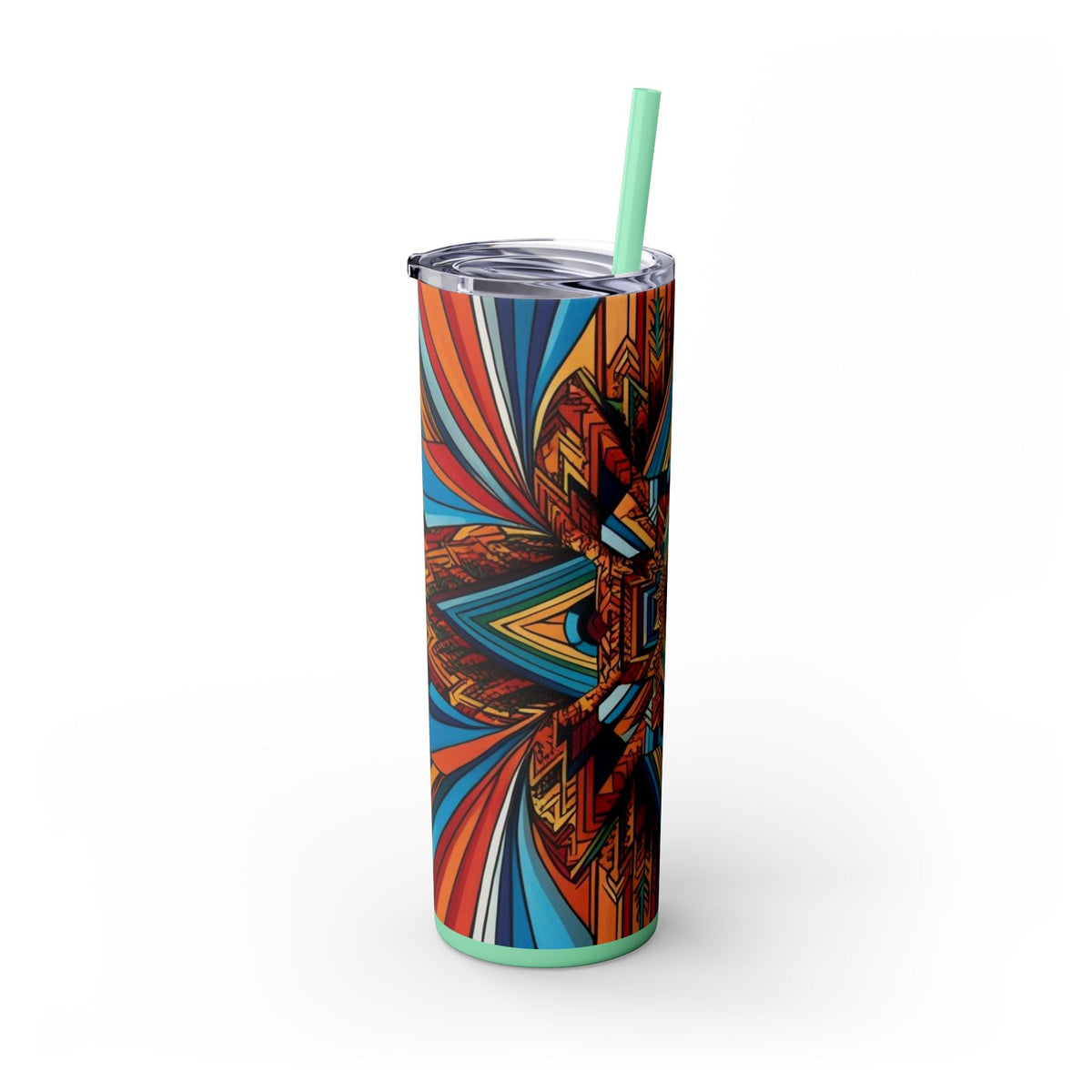 Skinny Tumbler with Straw – 20 oz Stainless Steel Cup