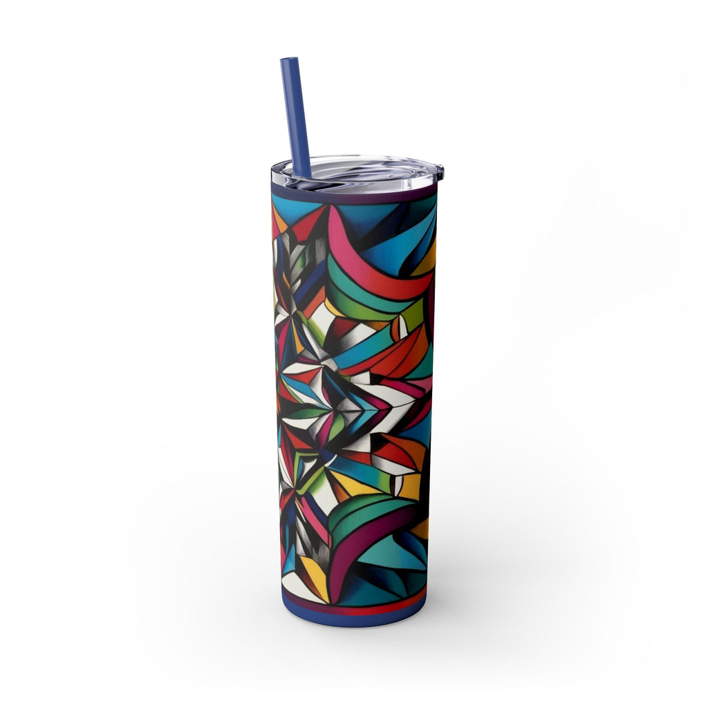 Skinny Tumbler with Straw – 20 oz Stainless Steel Cup
