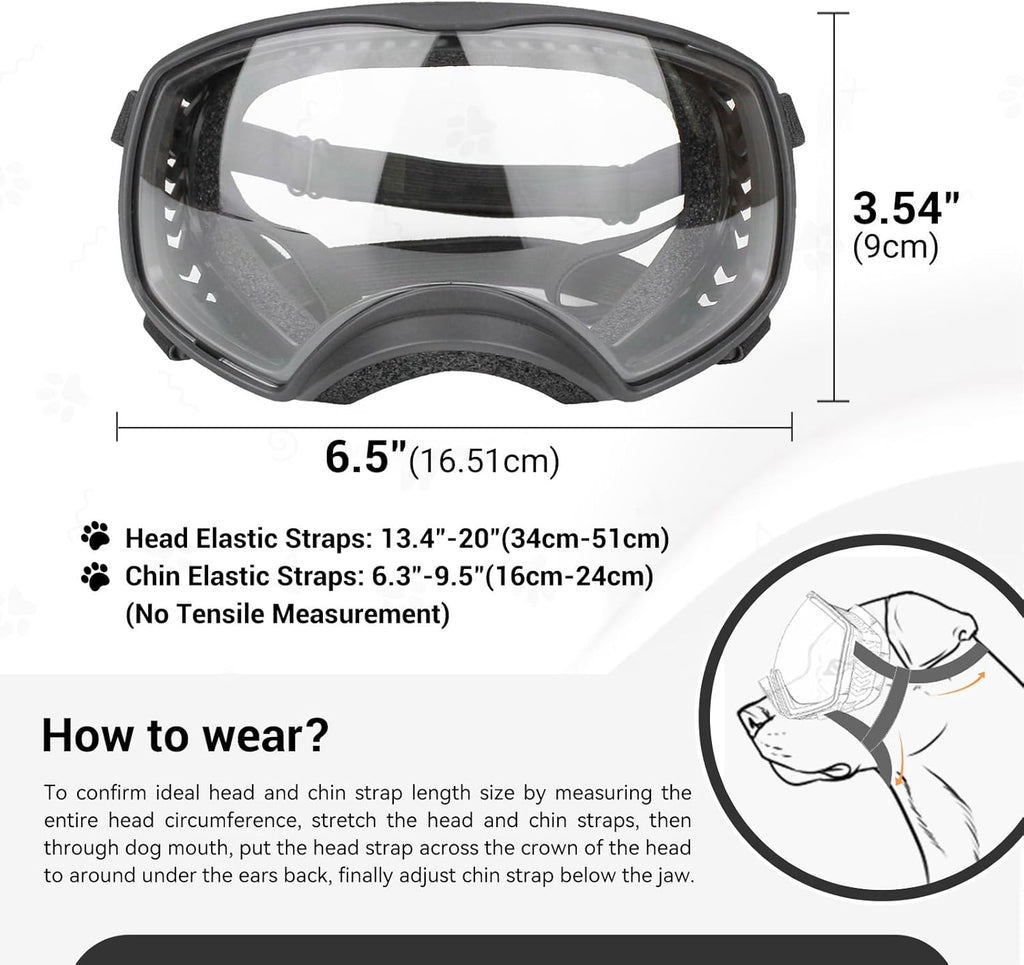 Tactical Dog Goggles for Large Dogs