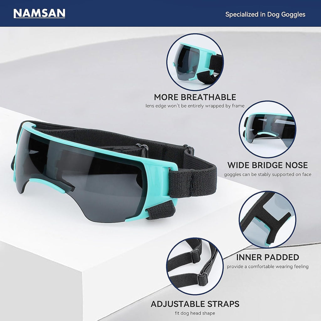 Wraparound Dog Goggles for Small Dogs