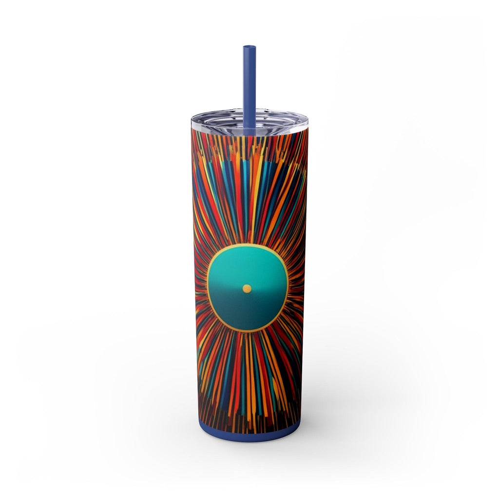 Skinny Tumbler with Straw – 20 oz Stainless Steel Cup