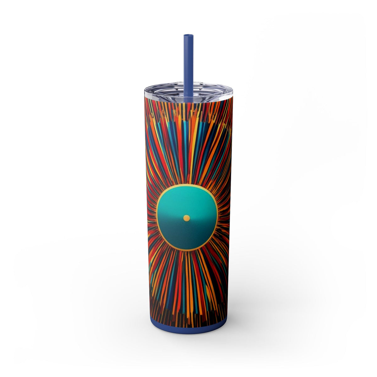 Skinny Tumbler with Straw – 20 oz Stainless Steel Cup