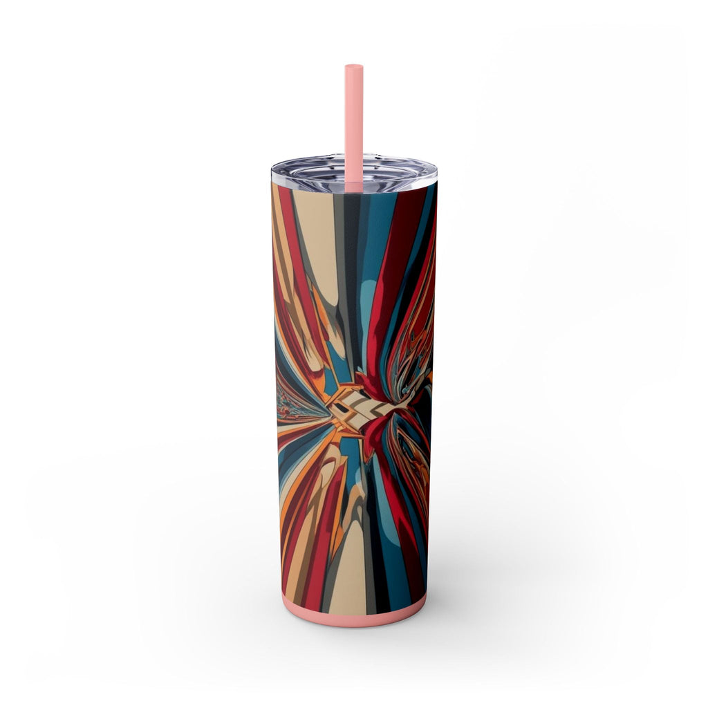 Skinny Tumbler with Straw – 20 oz Stainless Steel Cup